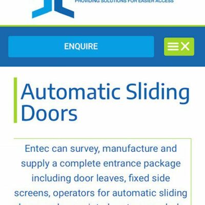 Take a look at our Website Product Page for Automatic Sliding Doors