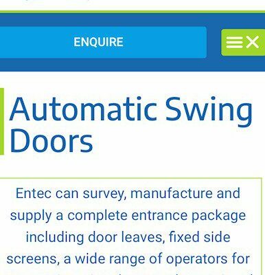Take a look at our Product Page for Automatic Swing Doors