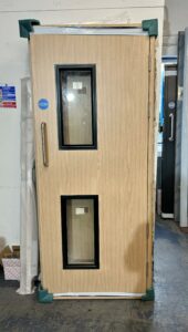 New! Wood Grain Effect STEEL DOOR