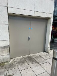 Replacement Steel Doors at a Shopping Centre