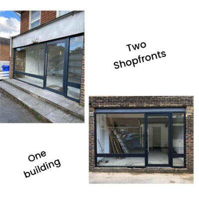 Two new Shopfronts in a day!
